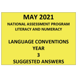 2021 ACARA NAPLAN Language Answers Year 3